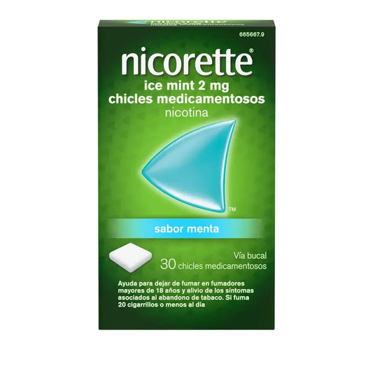 Nicorette Ice Mint 30 Goma de mascar 2 Mg