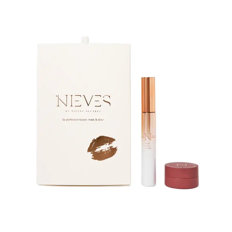 Nieves By Nieves Álvarez Lip Perfection Fusion: Máscara e Elixir, 20 ml