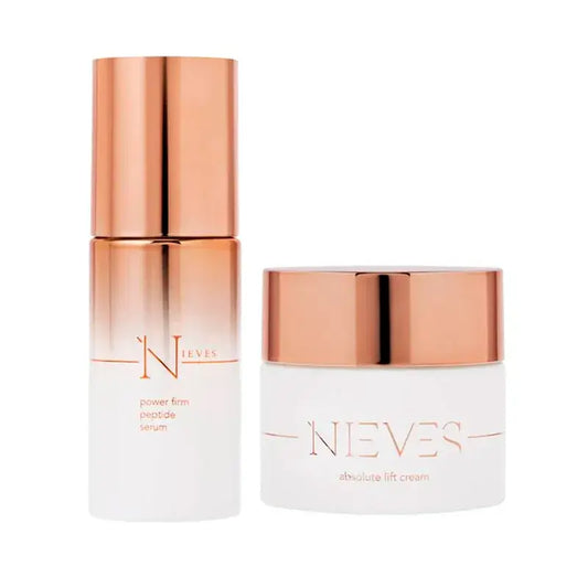 Nieves By Nieves Álvarez Pack Sérum Refirmante Power Firm Peptide, 30 Ml + Creme Facial Refirmante Absolute Lift Cream, 50 Ml