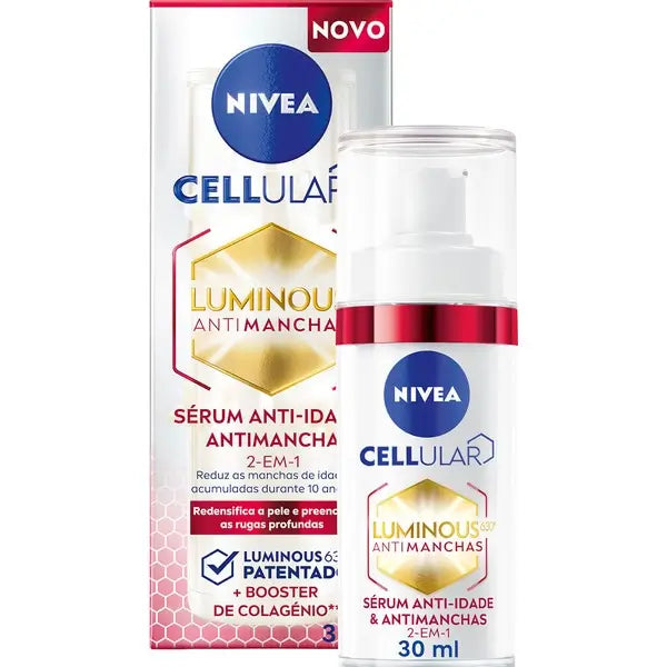 Nivea Cellular Luminous 630 2 em 1 Anti-Blemish & Anti-Aging Facial Serum, 30 ml