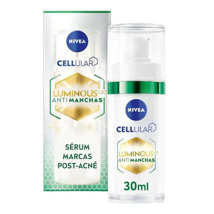 Nivea Cellular Luminous 630 Sérum Facial Antimanchas Pós-Acne, 30 ml