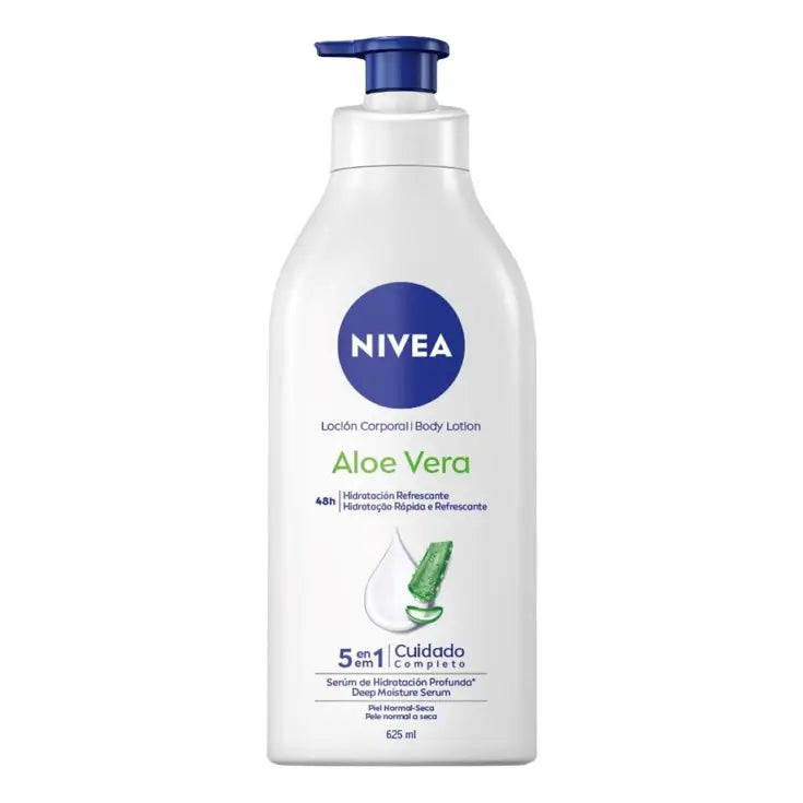 Nivea Aloe Vera Loção Corporal, 625ml