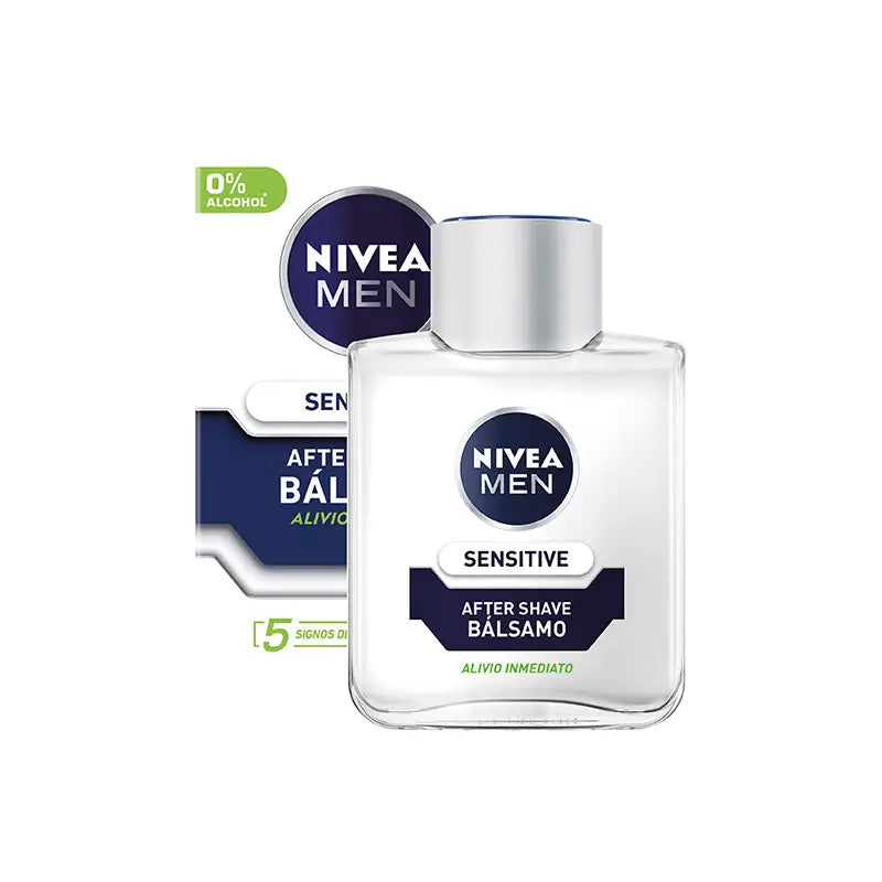 Nivea After shave bálsamo Sensitive 0% alcohol frasco, 100 ml