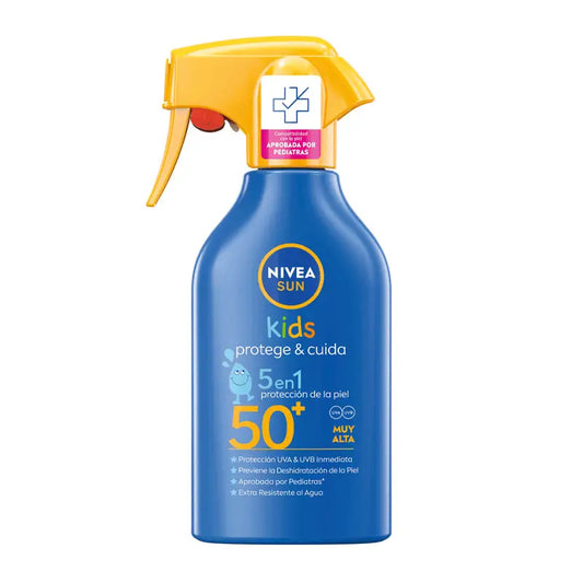 NIVEA Sun Niños Protege & Cuida Spray Solar Fp50, 270 ml