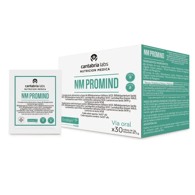 Promind, 2 g x 30 saquetas, Cantabria Labs Nutrición Médica