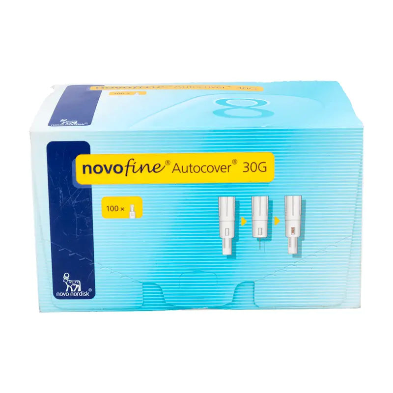 Novofine Autocover Agulhas de Insulina 30G 8Mm , 100 unidades