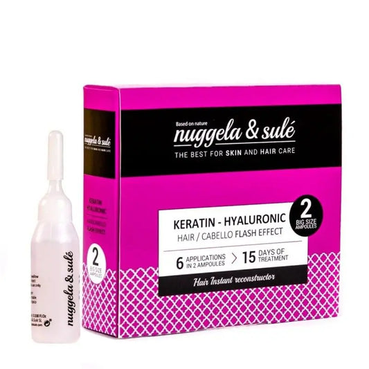 Nuggela & Sule Pack Keratina-Hialuronico Cabello 2Ampx10Ml. 