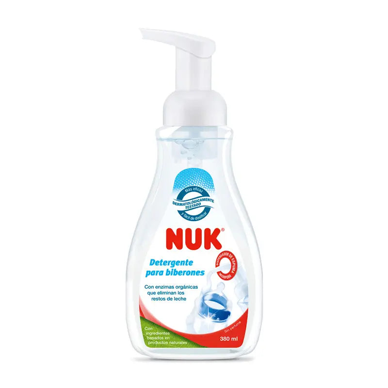 NUK Espuma Jabón Limpiabiberones, 380ml