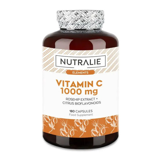 Nutralie Vitamina C 1000Mg com Antioxidante Rosa Canina , 180 cápsulas