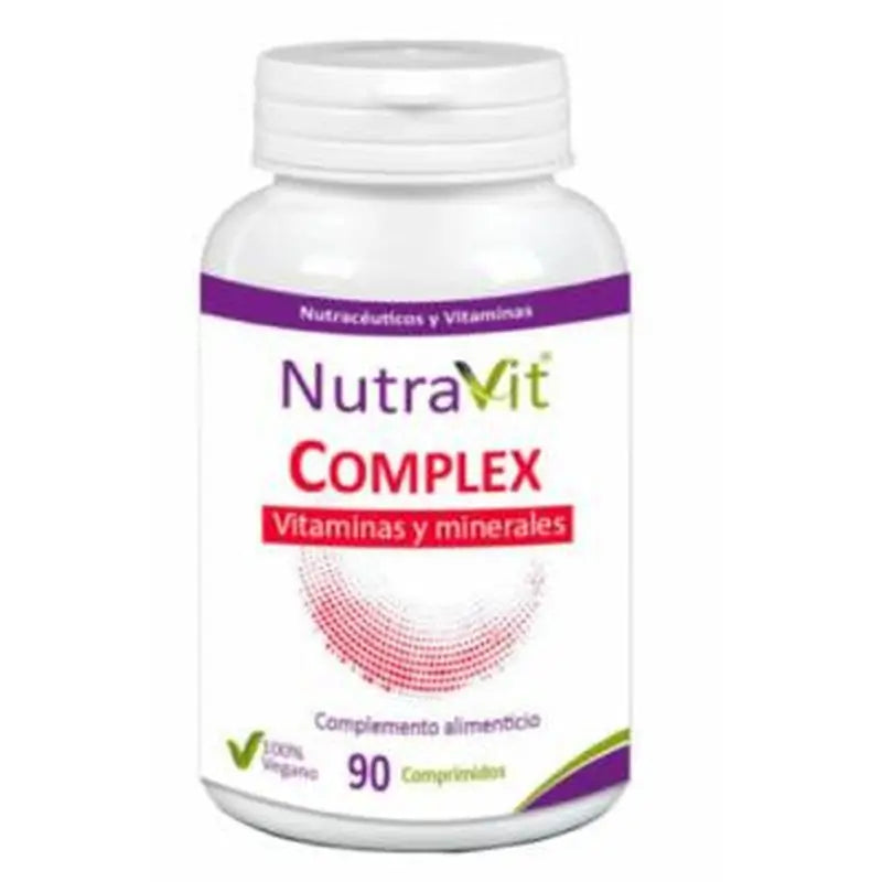 Nutravit Complex Vitaminas Y Minerales 90Comp. 