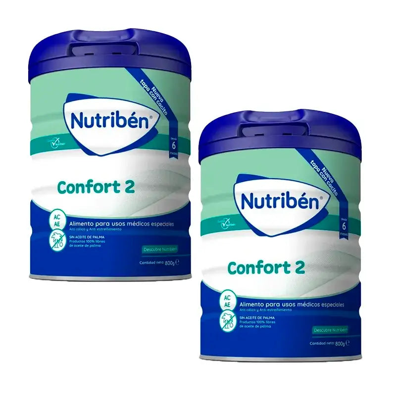 Nutriben Comfort Milk 2 , 2 x 800 gramas