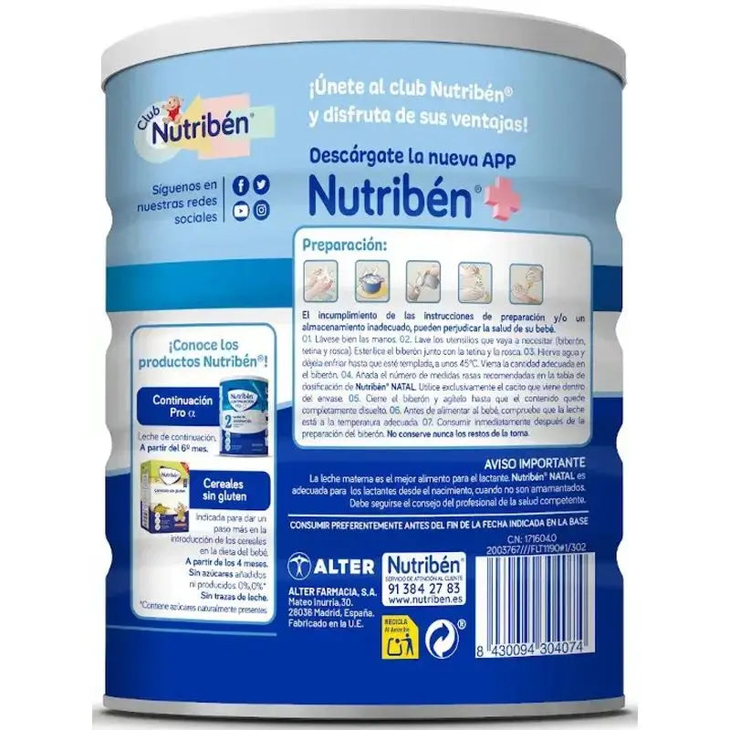 NUTRIBEN NATAL LEITE 400 GR