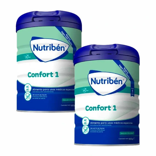 Nutriben Comfort Milk 1 , 2 x 800 gramas