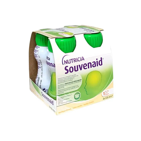 Nutricia Souvenaid Smoothies Sabor Baunilha, 4 unidades x 125 ml