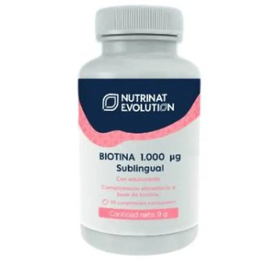 Nutrinat Evolution Biotina 1000 Sublingual 30 Comprimidos 