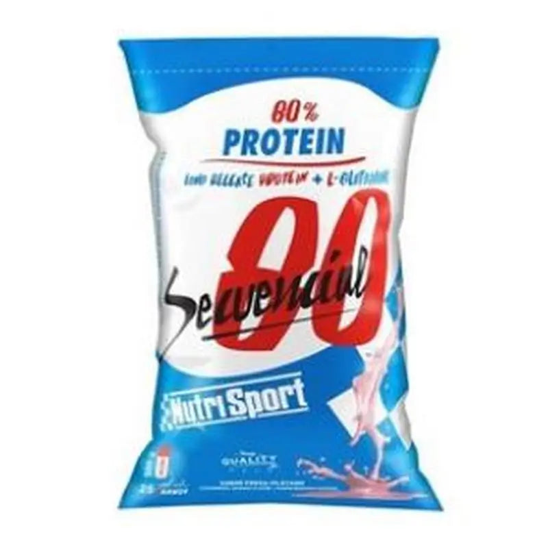 Nutrisport Secuencial 80 Fresa-Platano Bolsa 500Gr.