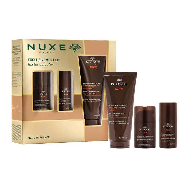 Nuxe Men's Treatment Coffret - Os cuidados indispensáveis para o homem Indispensáveis num Coffret de Tratamento para Homem