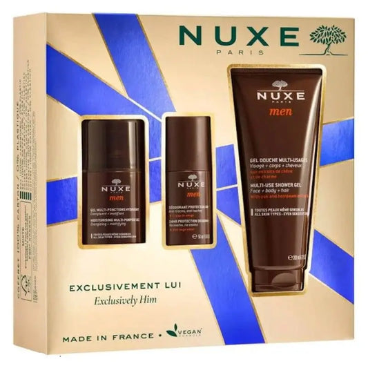 Nuxe Men's Treatment Box Os cuidados indispensáveis para o homem Indispensáveis numa caixa de tratamento para homem