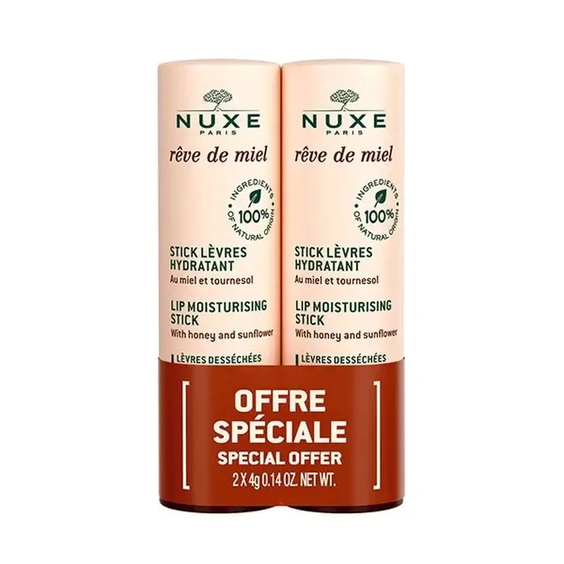 Nuxe Reve de Miel Duplo Stick Labial Hidratante 50% 2ª unidade