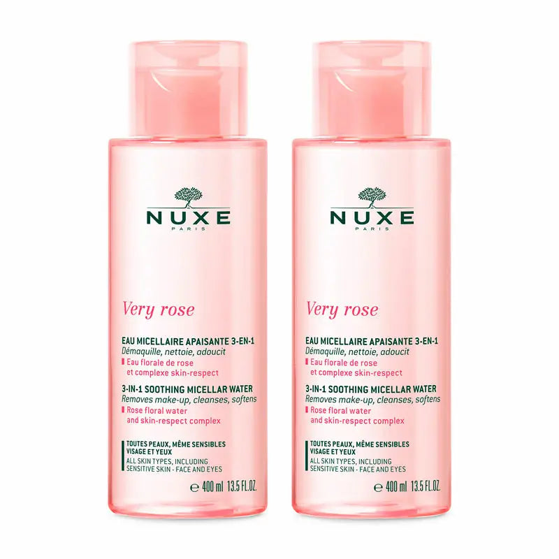 Nuxe Duplo Very Rose Agua Micelar, 2X400 ml