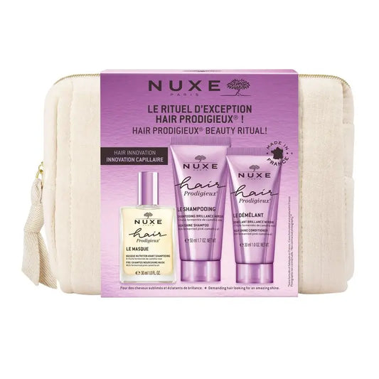 Kit de viagem Nuxe "The Exceptional Ritual Hair Prodigieux".