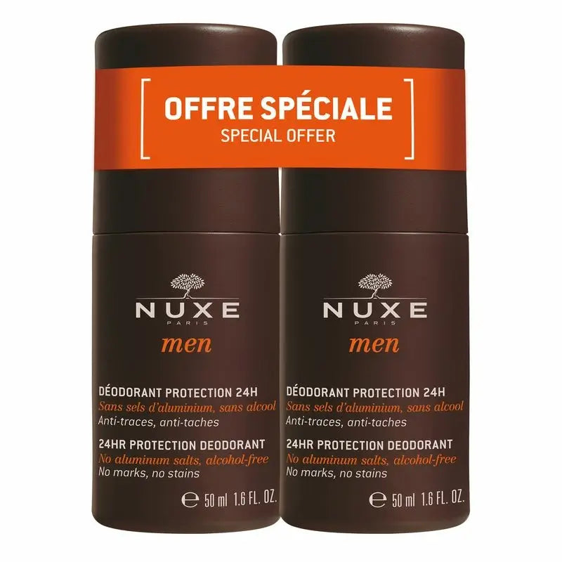 Nuxe Men Desodorante Protección 24h DUPLO 2x50ml