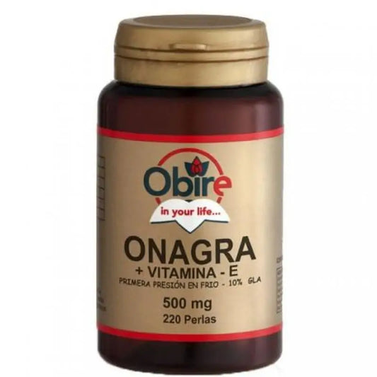 Obire Aceite De Onagara 500 Mg 220 Perlas , 220 perlas