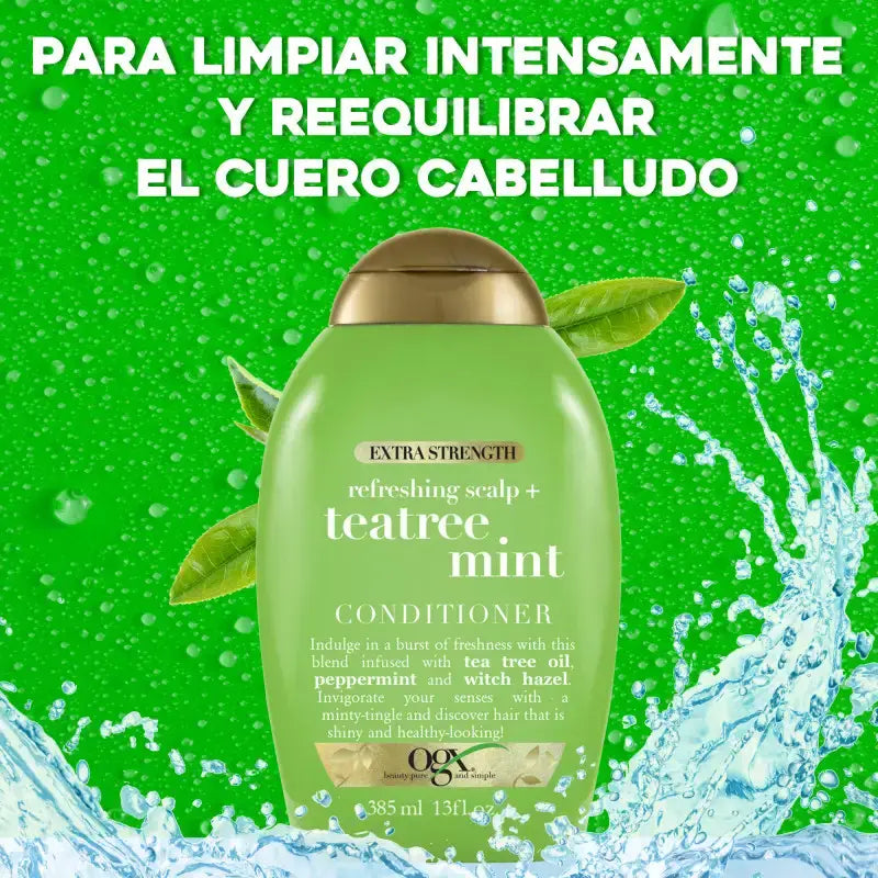 Ogx Ttx-Teatree Menta Extra, 385 ml