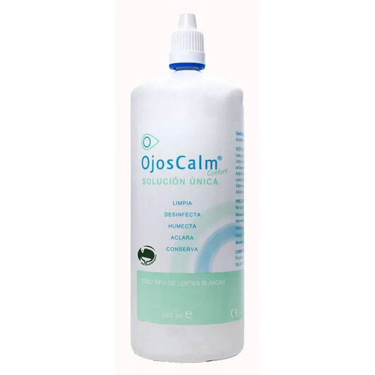 Ojoscalm  Solución Única Líquido De Lentillas, 360 ml