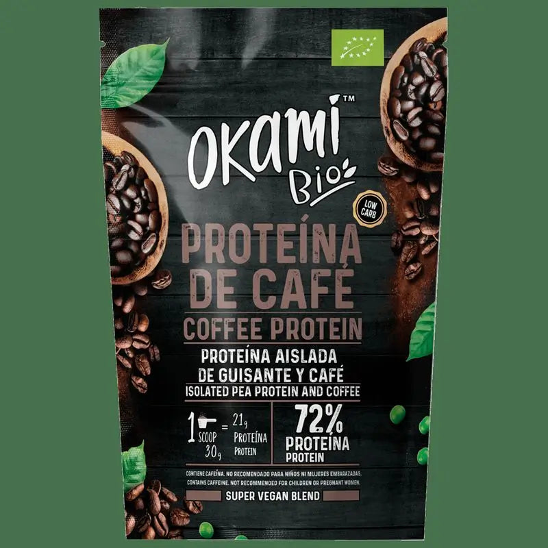 Okami Bio Proteína de Ervilha e Café 500Gr. Bio Sg Vegan