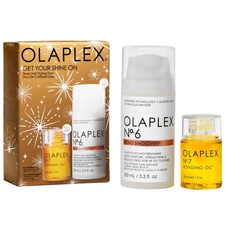 Olaplex Get Your Shine On Sleek Hair Styling Duo, 2 pcs.