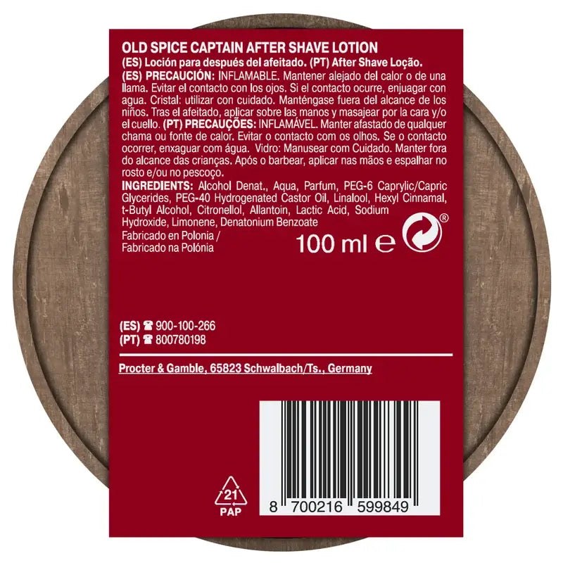 Conjunto de oferta Old Spice Captain Barrel com gel de duche