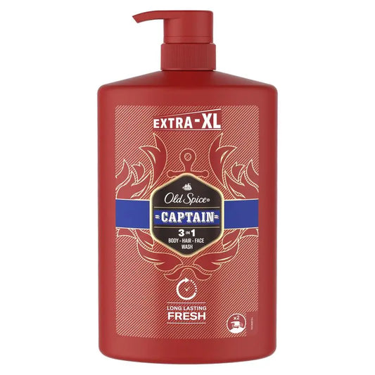 Old Spice Gel de Duche e Champô Capitão 1000Ml