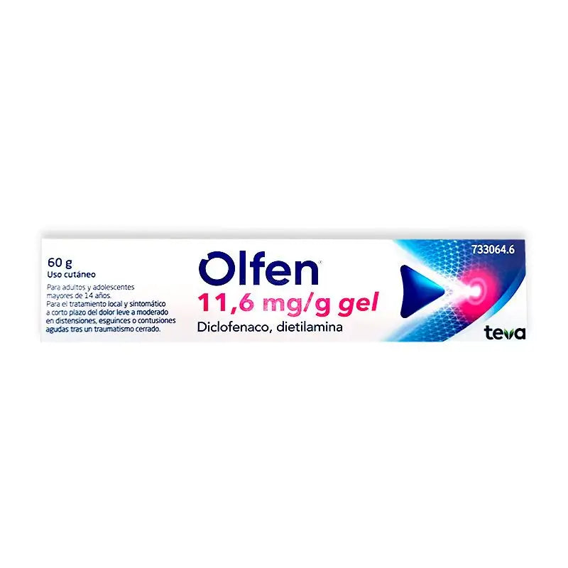 Olfen 11,6 mg/g Gel para a pele 1 tubo, 60 g