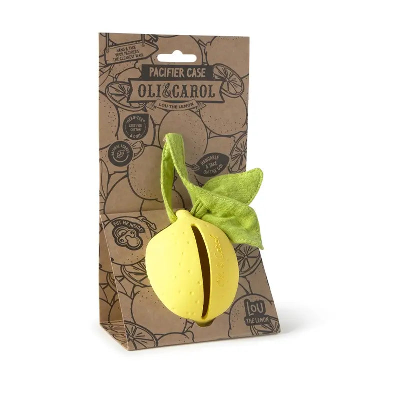 Oli&Carol Lou The Lemon Pacifier Case , 1 unidade