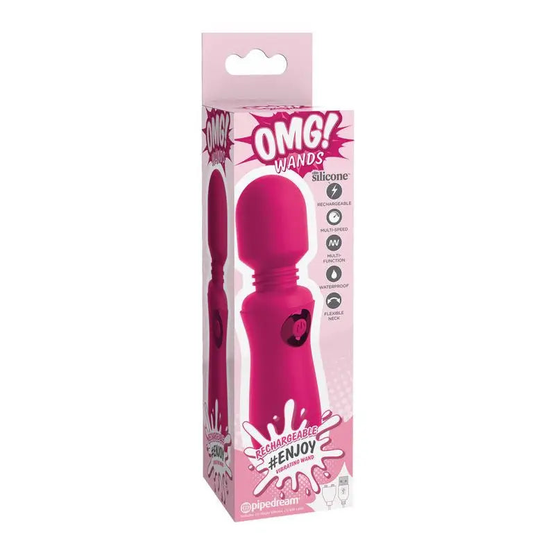 Omg  Enjoy Vibrador Wand Rosa