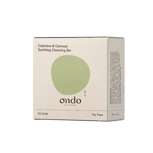 Ondo Beauty 36.5 Barra de limpeza calmante com calamina e aveia, 70 gr