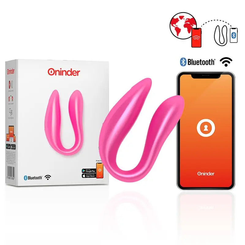 Oninder  Estimulador Punto G & Clítoris Rosa - Free App