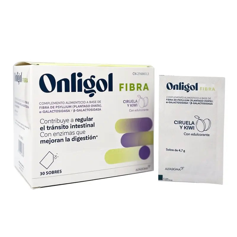 Onligol Fibra Ameixa-Kiwi , 30 saquetas 4,7 g