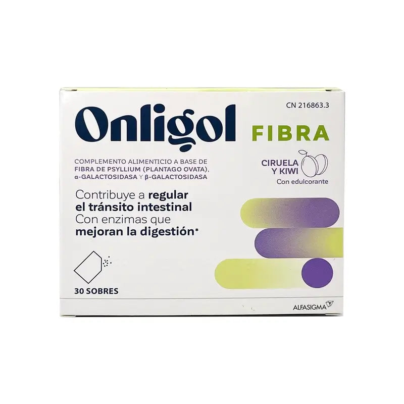 Onligol Fibra Ameixa-Kiwi , 30 saquetas 4,7 g