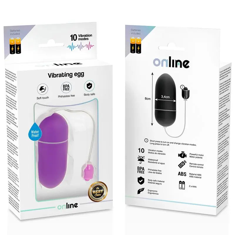 Online Huevo Vibrador Waterproof - Lila