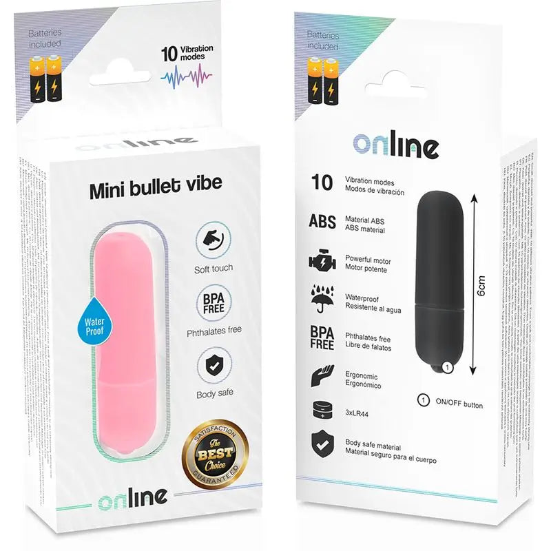 Online Mini Bala Vibradora - Rosa