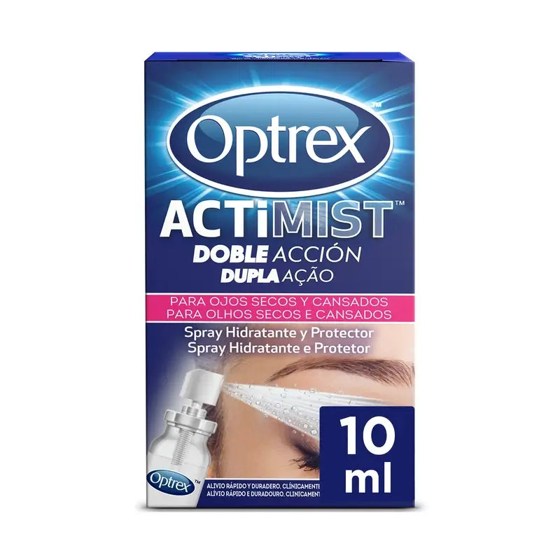 Optrex Actimist Spray para Olhos Secos e Cansados, 10 ml