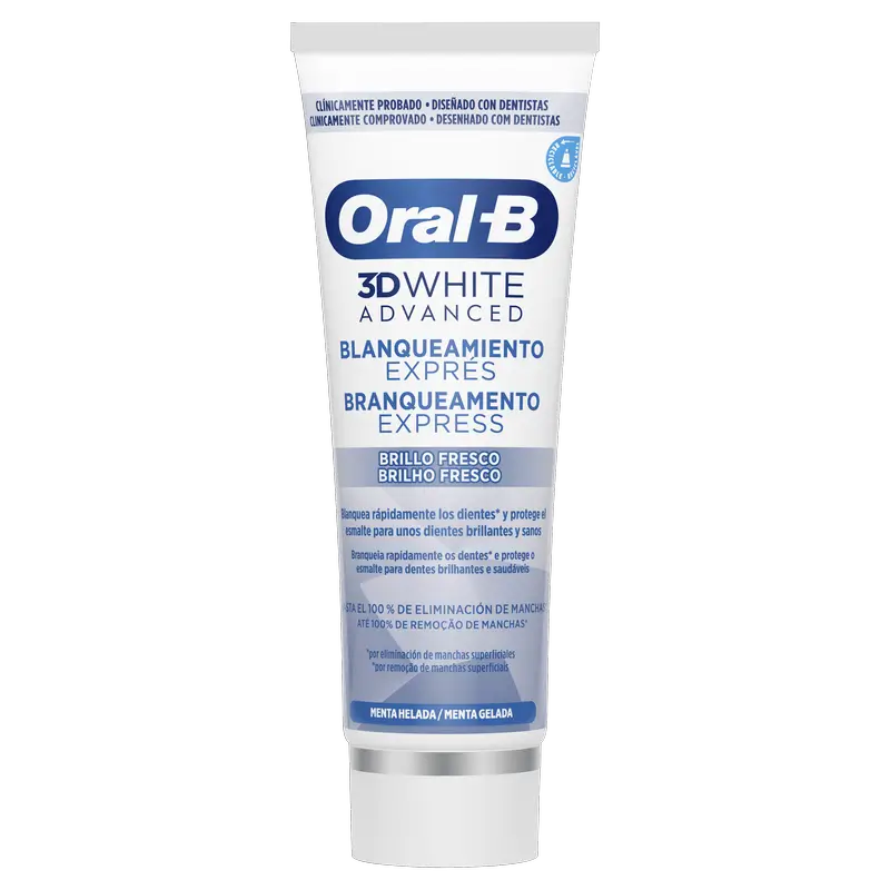 Oral-B Braun 3D Whit Express Brilho Fresco 75Ml