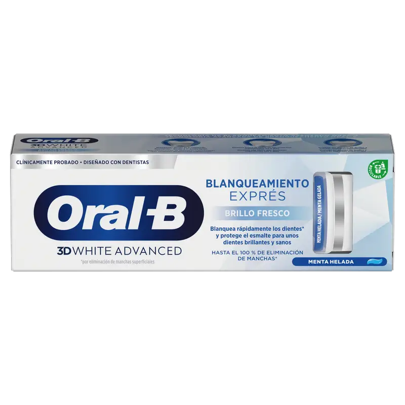 Oral-B Braun 3D Whit Express Brilho Fresco 75Ml