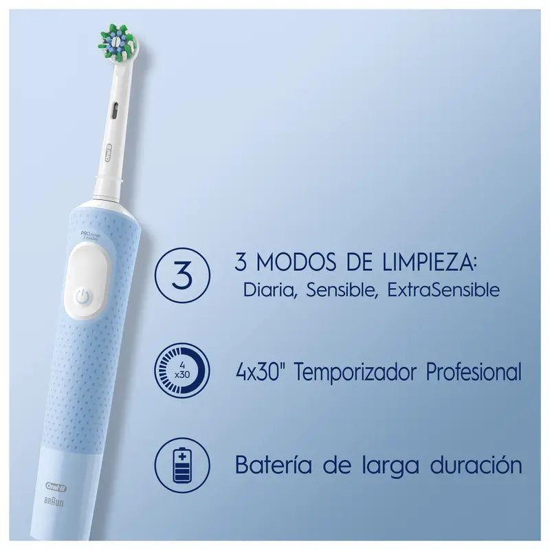 Oral-B Braun Vitality Pro Escova de dentes recarregável Azul