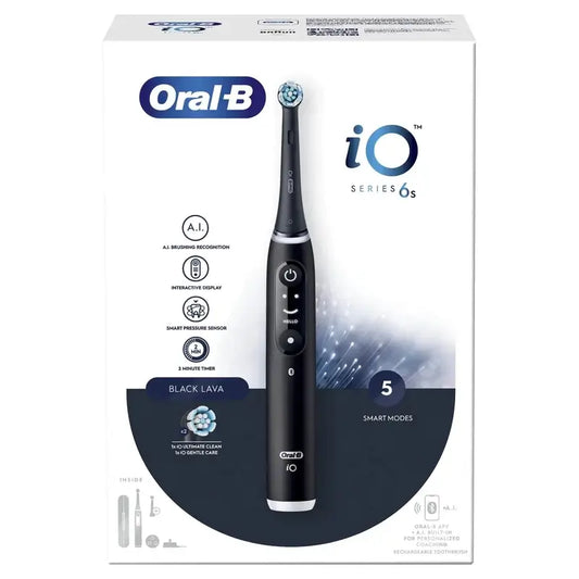 Oral- B Braun iO6s Escova de dentes eléctrica Preto