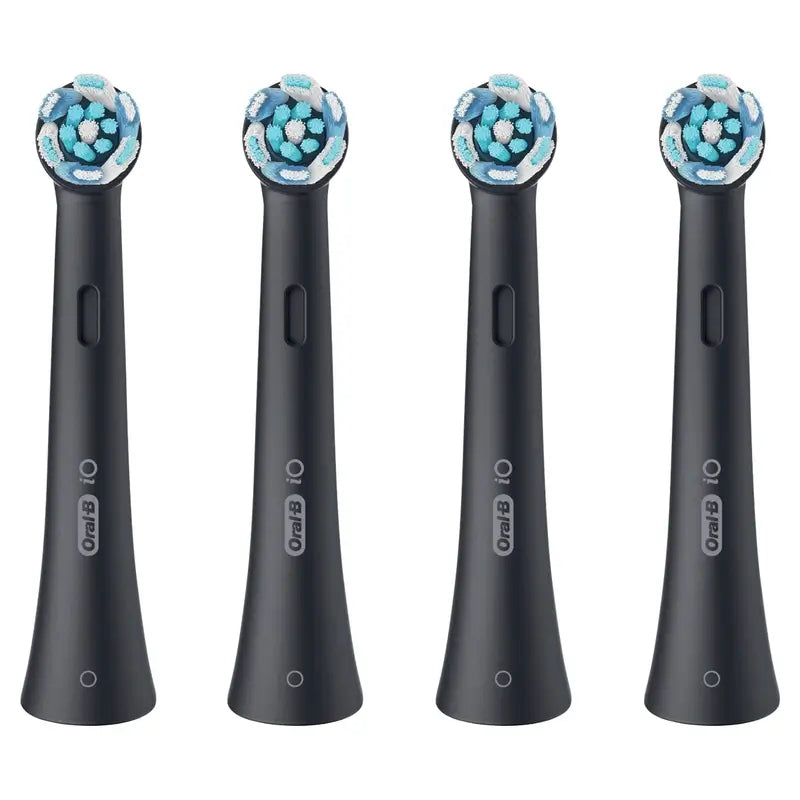 Cabeças de escova de substituição Oral B iO Ultimate Clean Black, embalagem com 4 unidades