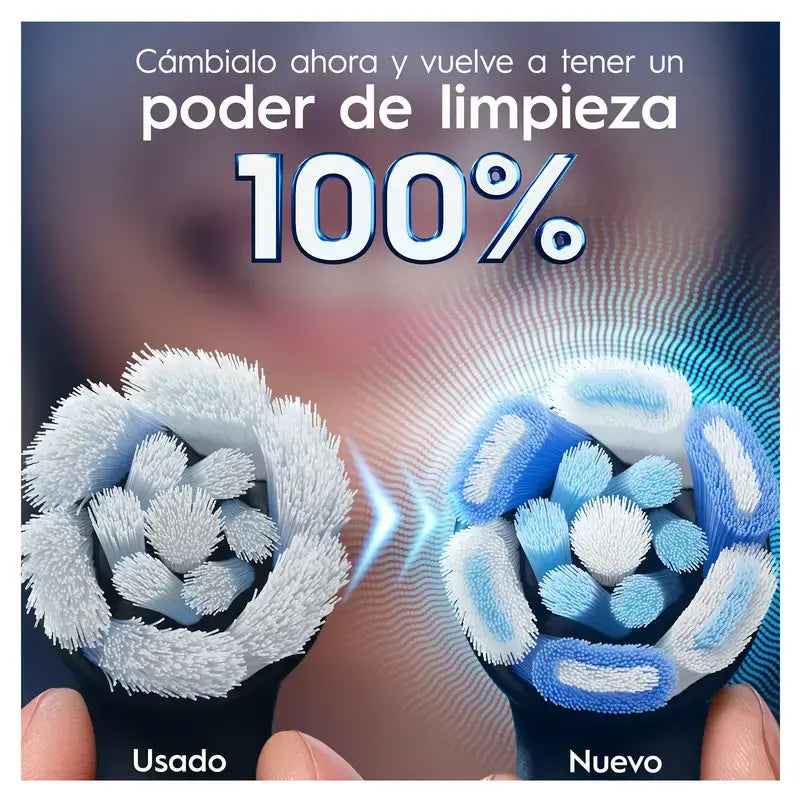 Cabeças de escova de substituição Oral B iO Ultimate Clean Black, embalagem com 4 unidades
