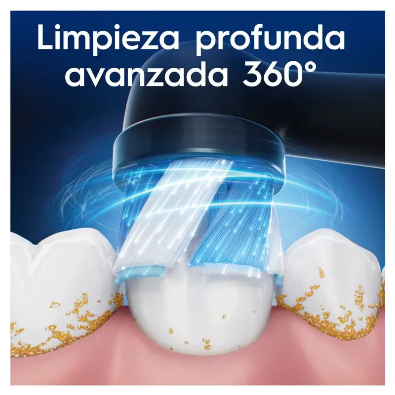 Cabeças de escova de substituição Oral B iO Ultimate Clean Black, embalagem com 4 unidades